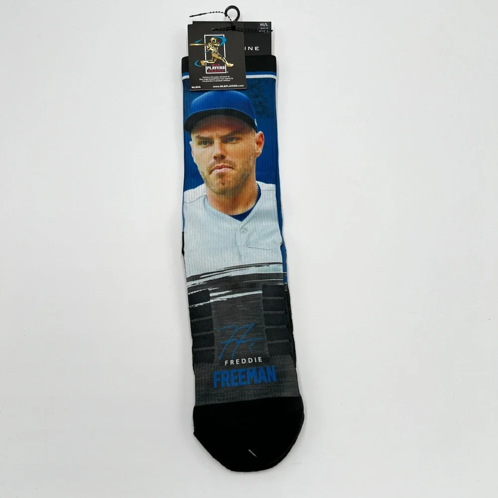 Strideline Freddie Freeman Los Angeles Dodgers MLB Crew Socks Size M/L New